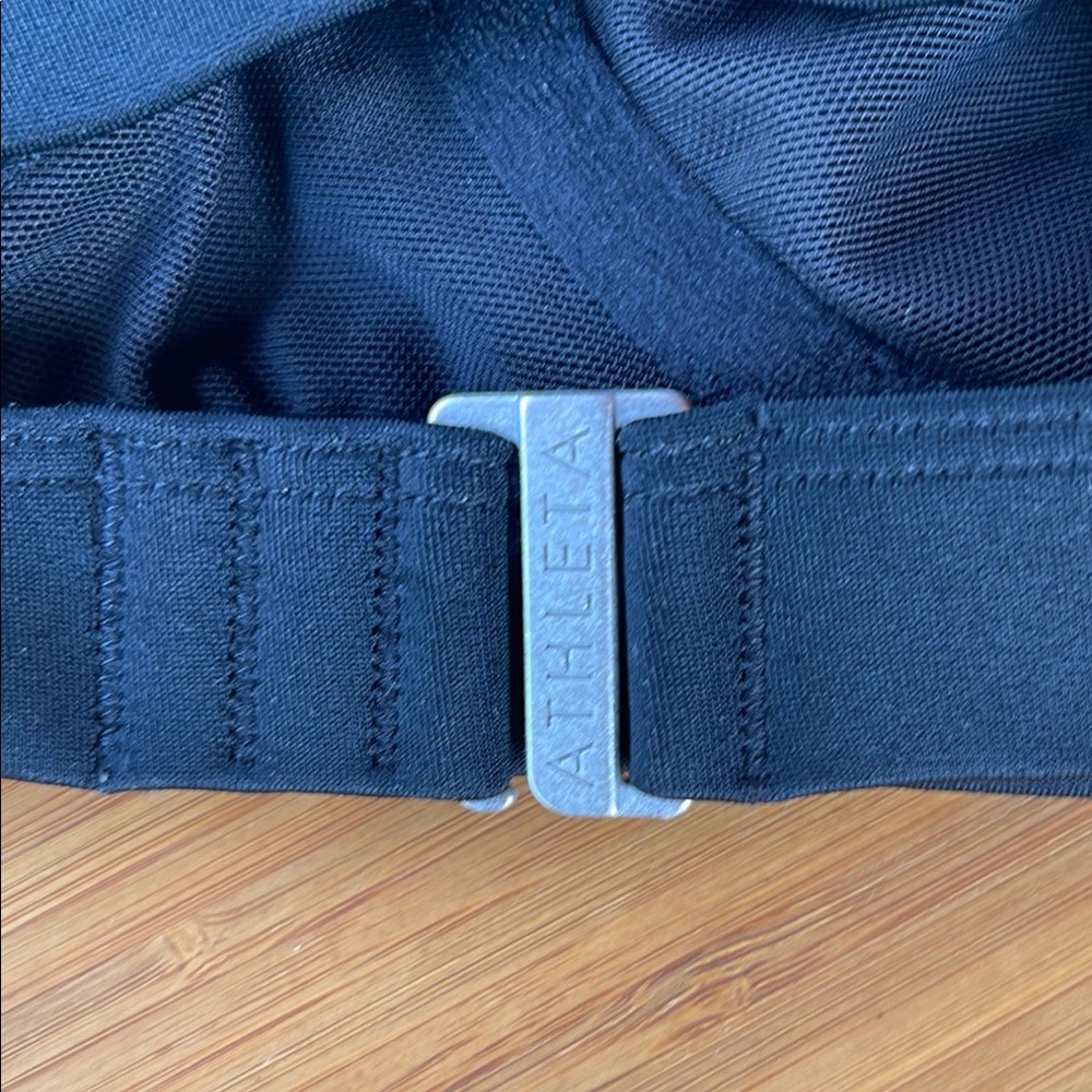 Athleta Black Striped bikini top - Picture 6 of 7